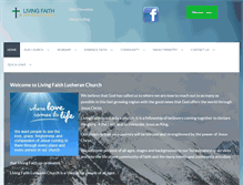 Tablet Screenshot of livingfaith.org.au